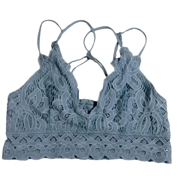 Other - Size small blue lace bralette in excellent like-new condition
